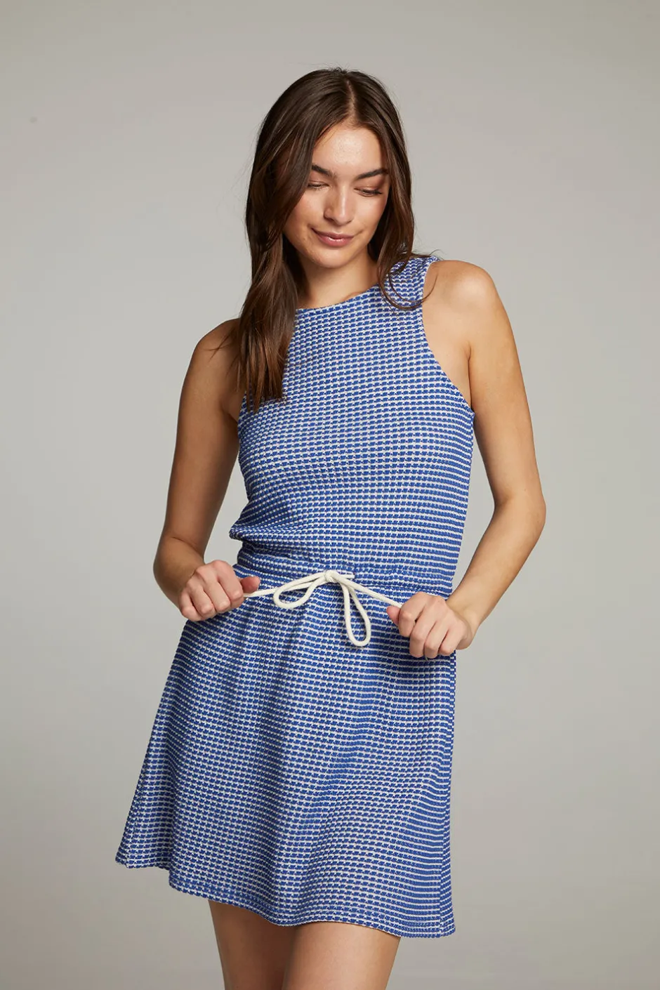 Women Chaser Brand Delray Cobalt Blue Mini Dress