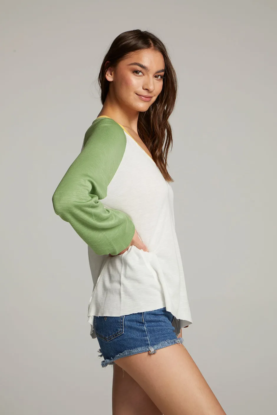 Women Chaser Brand Demo White Long Sleeve