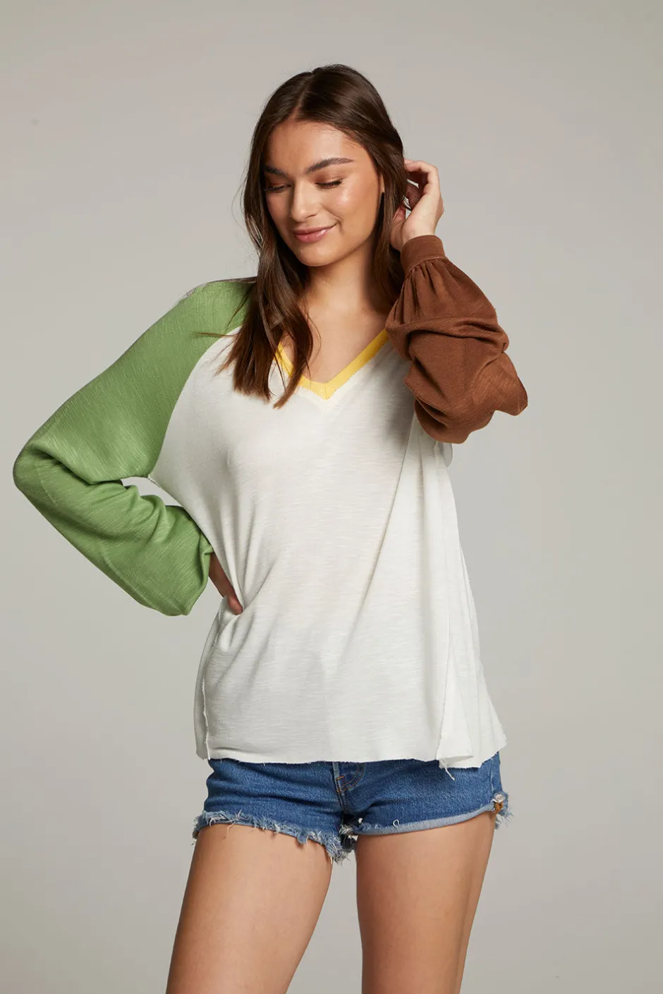 Women Chaser Brand Demo White Long Sleeve