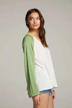 Women Chaser Brand Demo White Long Sleeve