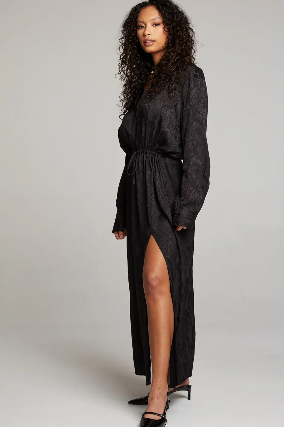 Women Chaser Brand Denverr Licorice Maxi Dress