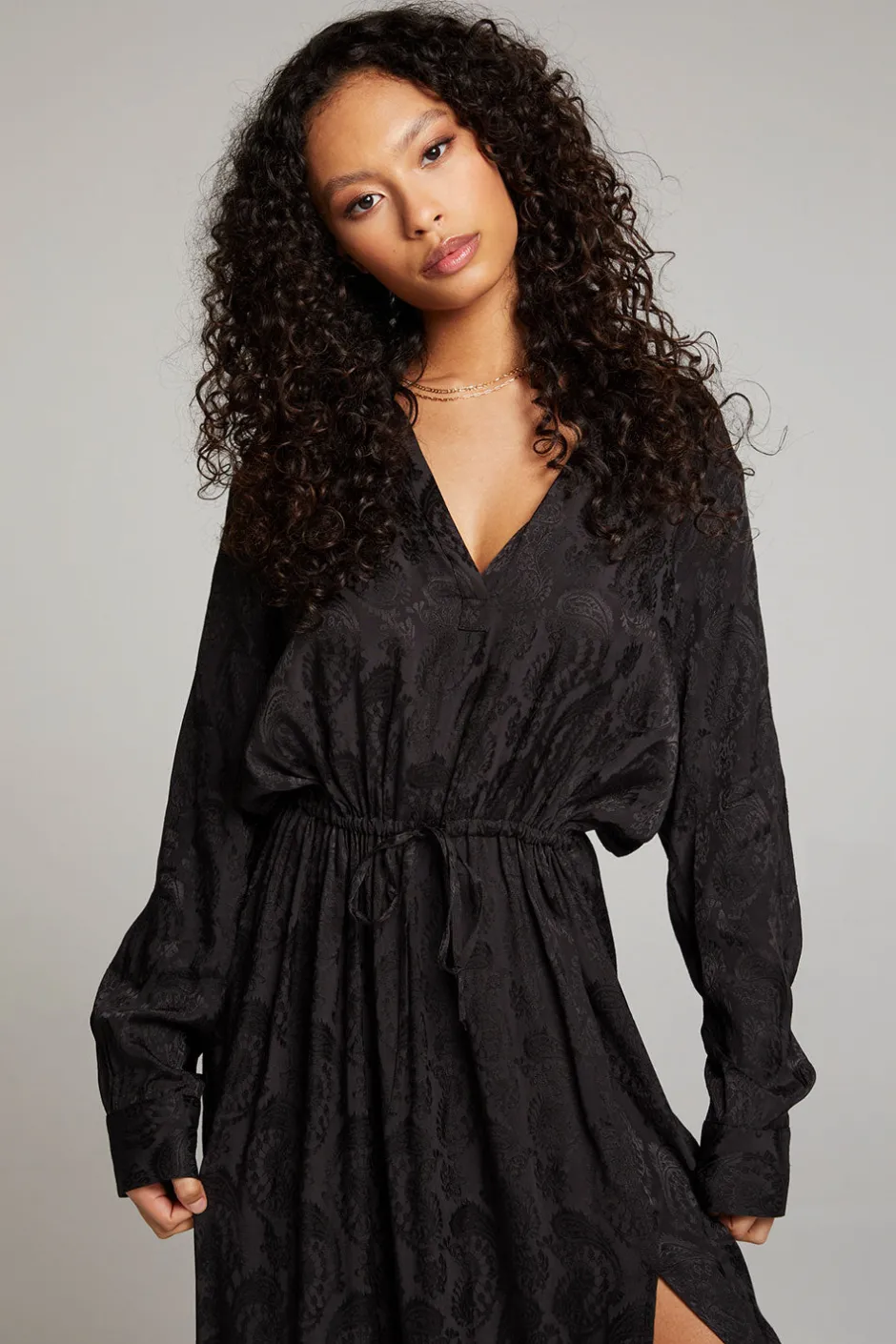 Women Chaser Brand Denverr Licorice Maxi Dress