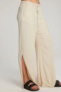 Women Chaser Brand Devine Off-White Bark Trousers