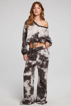 Women Chaser Brand Diamond Rock Cropped Pullover