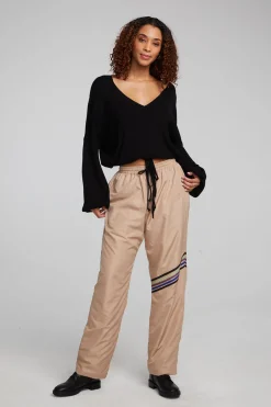 Women Chaser Brand Diamond Shadow Black Long Sleeve