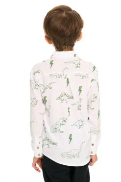 Kids/BOY Chaser Brand Dino Button Down