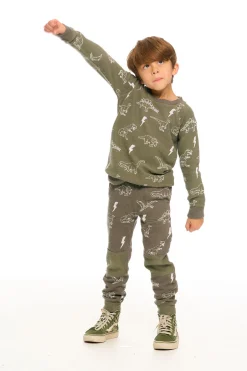Kids/BOY Chaser Brand Dino Pullover