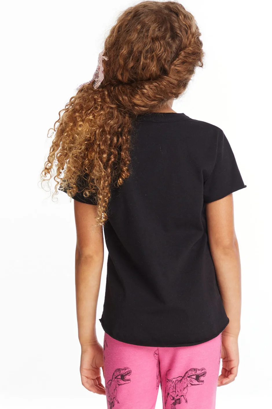 Kids Chaser Brand Dino Time Girls Crew Neck Tee