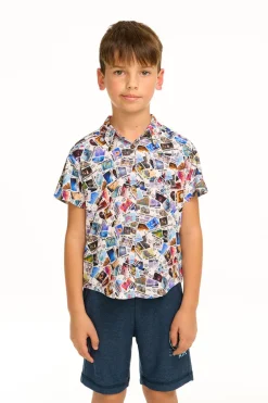 Kids/BOY Chaser Brand Disney 100 - Air Mail Button Down Shirt