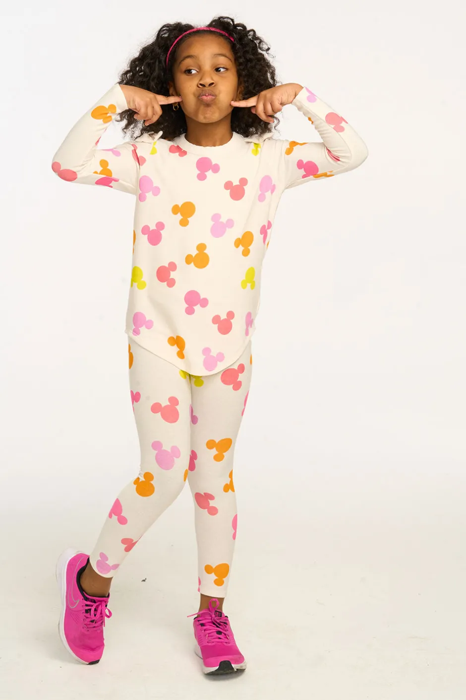 Kids Chaser Brand Disney Mickey Mouse "All Over Icons" Leggings