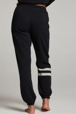 Women Chaser Brand Distressed Bolt Sweatpant