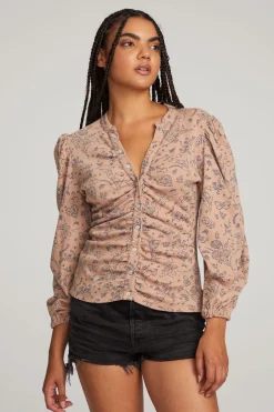 Women Chaser Brand Ditsy Print Long Sleeve