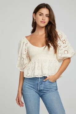 Women Chaser Brand Dolce Top - Gardenia