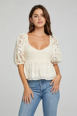 Women Chaser Brand Dolce Top - Gardenia