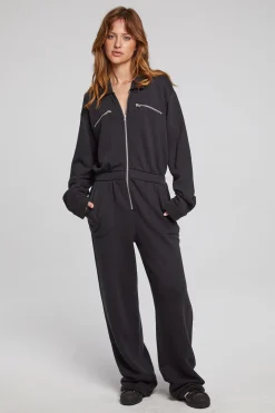 Women Chaser Brand Dolores Licorice Jumpsuit