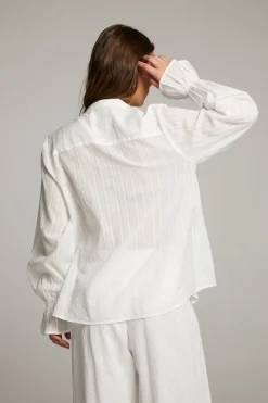 Women Chaser Brand Dolphin White Button Down