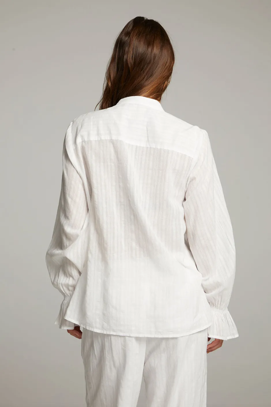 Women Chaser Brand Dolphin White Button Down