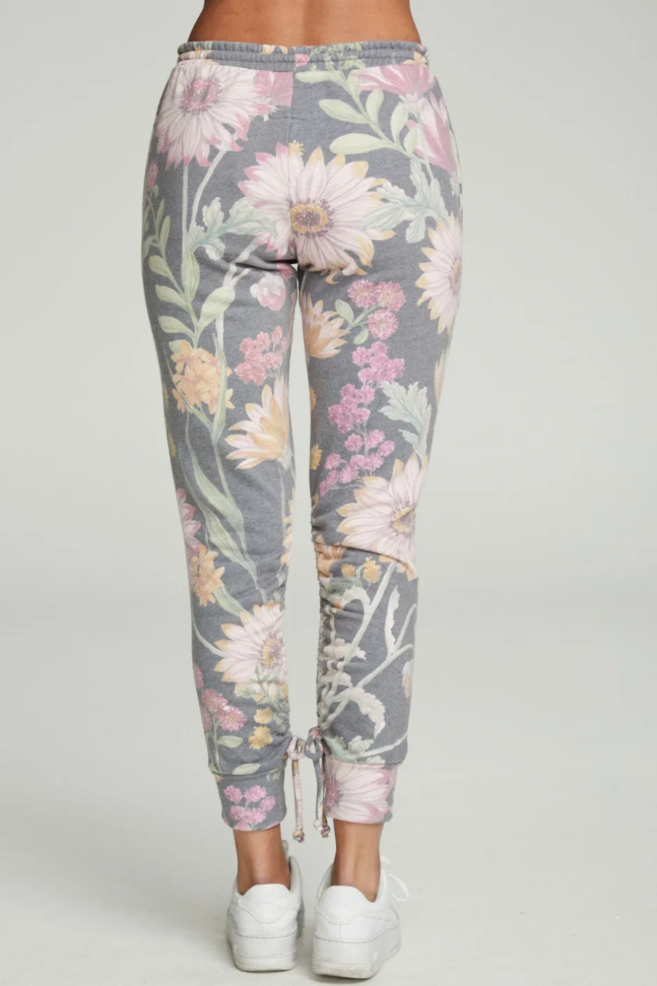 Women Chaser Brand Drawstring Shirred Cuffed Slim Jogger