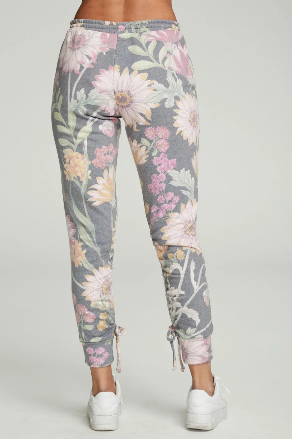 Women Chaser Brand Drawstring Shirred Cuffed Slim Jogger