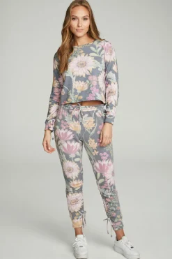 Women Chaser Brand Drawstring Shirred Cuffed Slim Jogger
