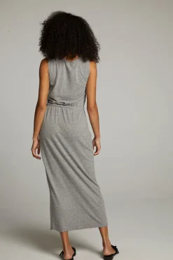 Women Chaser Brand Durangoo Streaky Grey Maxi Dress