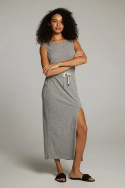 Women Chaser Brand Durangoo Streaky Grey Maxi Dress