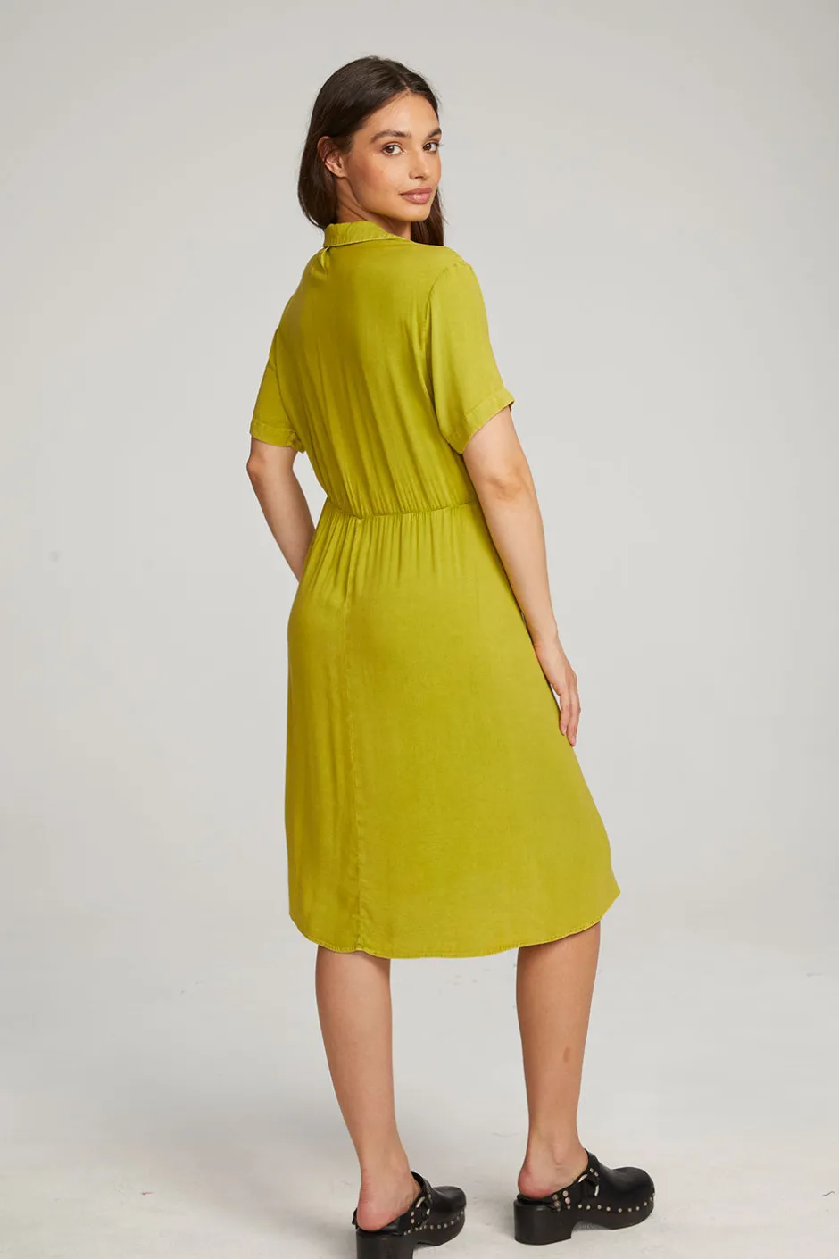 Women Chaser Brand Elsa Citron Midi Dress