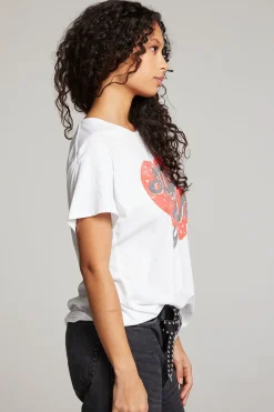 Women Chaser Brand Elton John Script Logo Heart