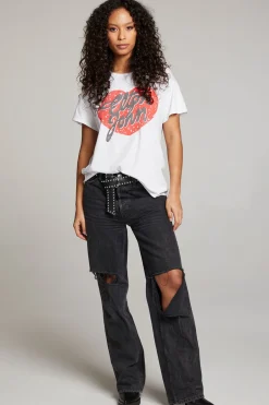 Women Chaser Brand Elton John Script Logo Heart