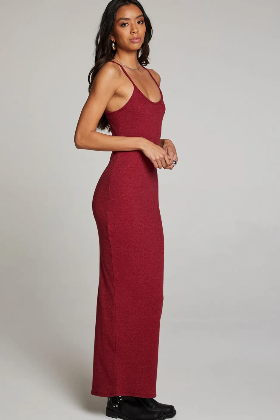 Women Chaser Brand Emma Blood Red Maxi Dress