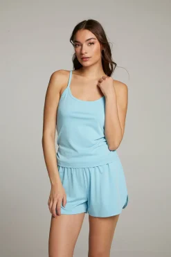 Women Chaser Brand Emma Clear Sky Tank Top