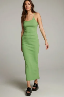 Women Chaser Brand Emma Piquant Green Maxi Dress