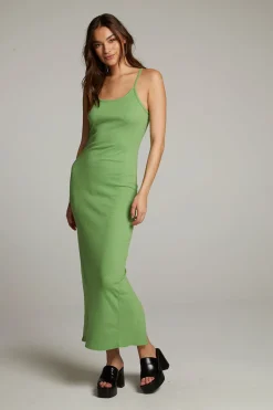 Women Chaser Brand Emma Piquant Green Maxi Dress