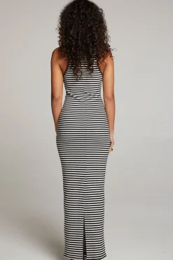 Women Chaser Brand Emma Punk Stripe Maxi Dress