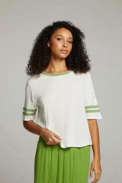 Women Chaser Brand Enrique White Short Sleeve