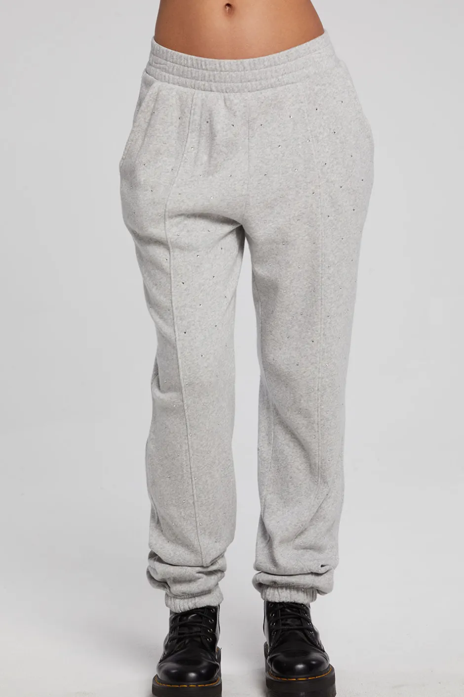 Women Chaser Brand Essential Heather Grey Jogger