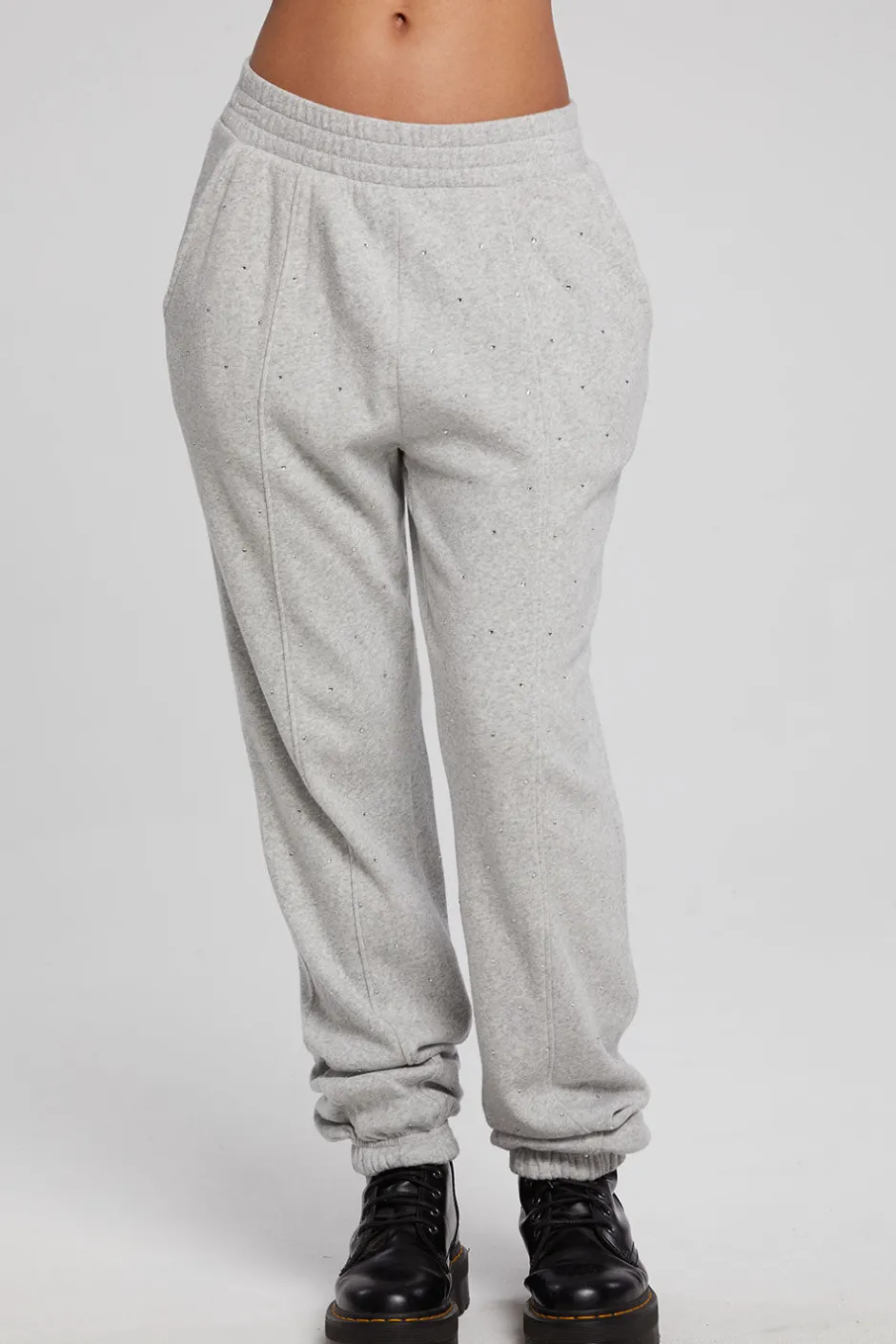 Women Chaser Brand Essential Heather Grey Jogger