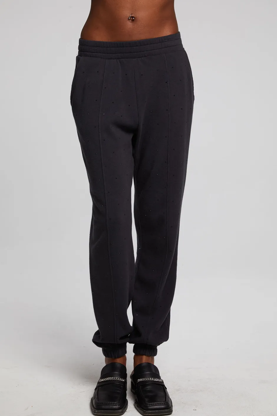 Women Chaser Brand Essential Licorice Jogger