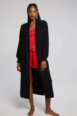 Women Chaser Brand Evee Maxi Licorice Cardigan