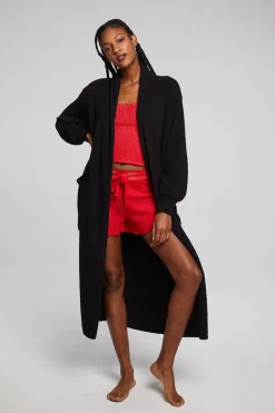 Women Chaser Brand Evee Maxi Licorice Cardigan