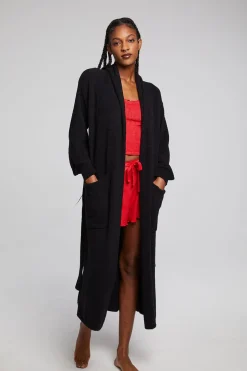 Women Chaser Brand Evee Maxi Licorice Cardigan