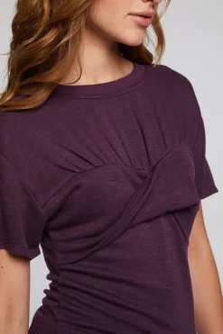 Women Chaser Brand Evelynn Plum Perfect Tee