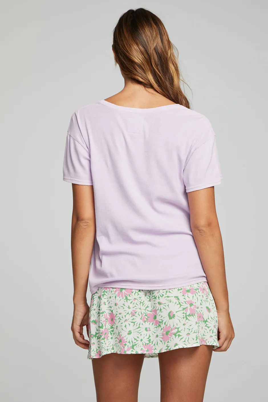 Women Chaser Brand Everyday Essential V Neck Tee