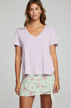 Women Chaser Brand Everyday Essential V Neck Tee