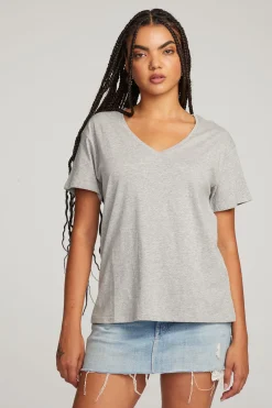 Women Chaser Brand Everyday Essential V-neck Tee