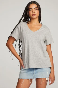 Women Chaser Brand Everyday Essential V-neck Tee