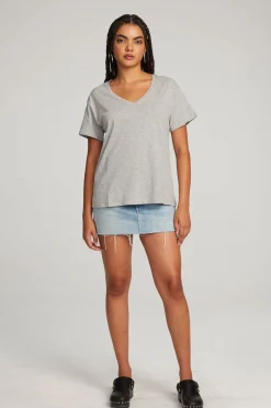Women Chaser Brand Everyday Essential V-neck Tee