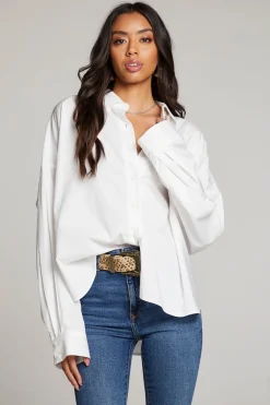 Women Chaser Brand Ezra White Button Up