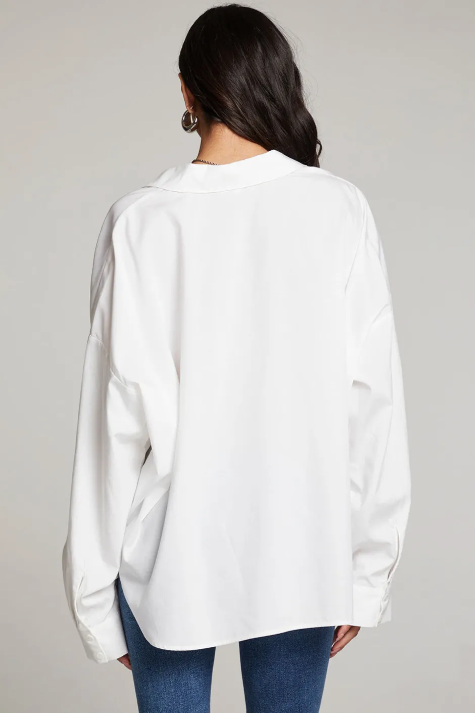 Women Chaser Brand Ezra White Button Up