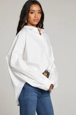 Women Chaser Brand Ezra White Button Up